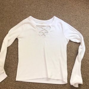 Holister white top size M